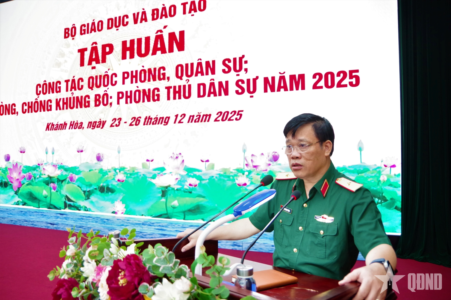 Bộ Giáo dục và Đào tạo: Tập huấn công tác quốc phòng, quân sự sát thực tiễn